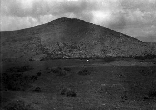 Facing northeast, hill, Gradiste or fortified hilltop