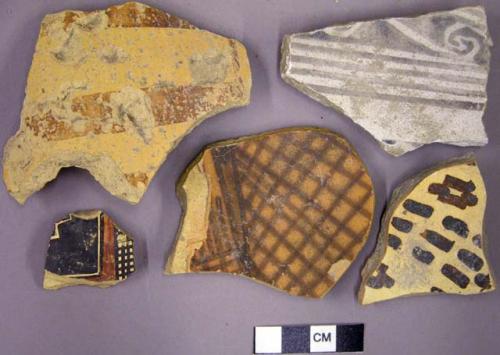 Decorated potsherds