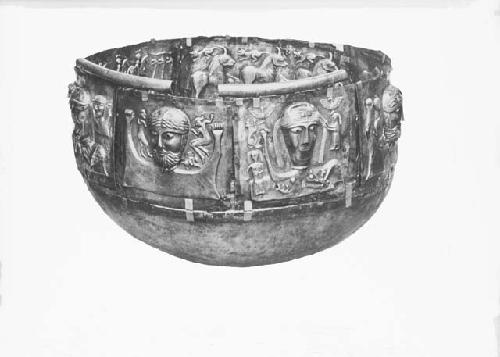 Silver cauldron in Scytho Celtic style, probably imported from central or easter