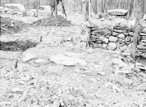 Structure 1, floor at south end of trench 2