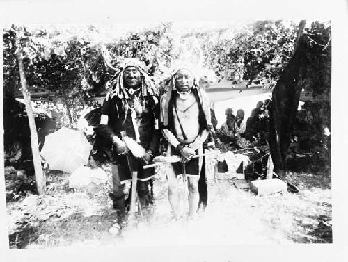 No Milk, and Shorty, two Crow Indians