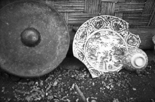 Two examples of pottery from excavation