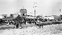 Crowds in front of El Calvario, Easter Sunday, 1915
