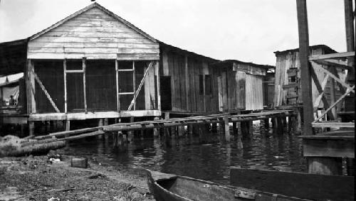 Houses over water