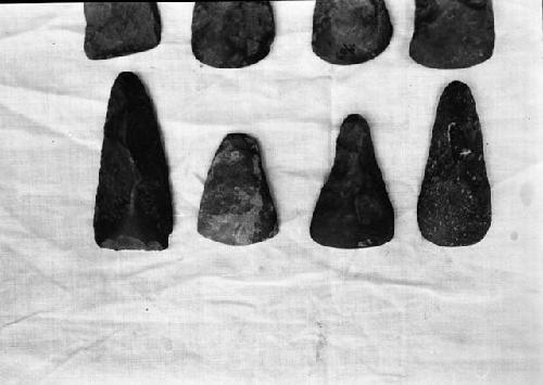 Stone tools, axes