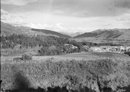 Panorama of the Cuzco valley