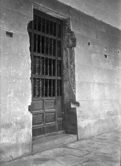 North door to Hall A, now middle door to Sala Capitular