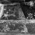 Stucco reliefs on pyramid at Comalcalco