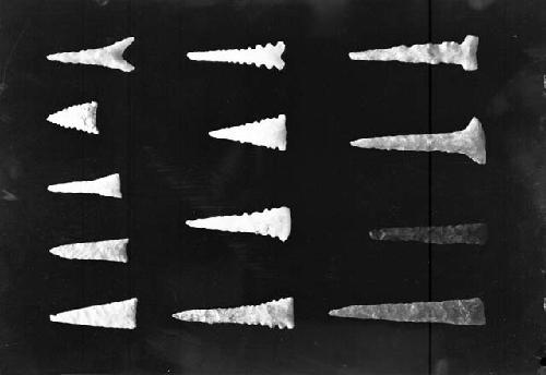 Group of Projectile Points and Drills