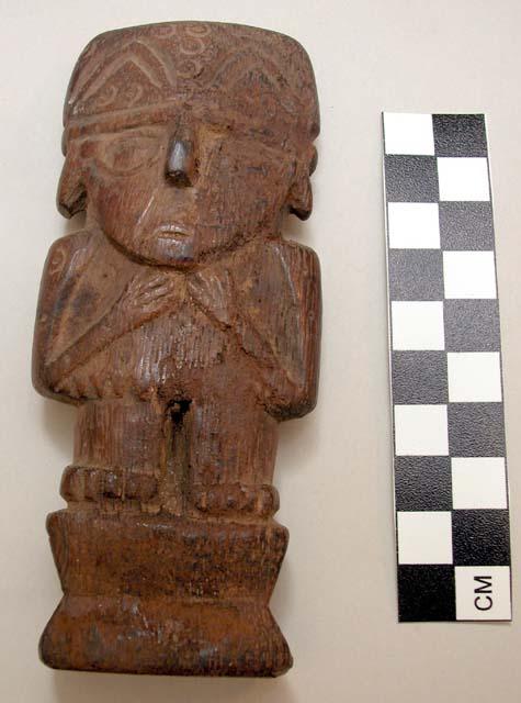 Wooden male human figure