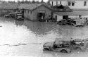 Flooded US military base