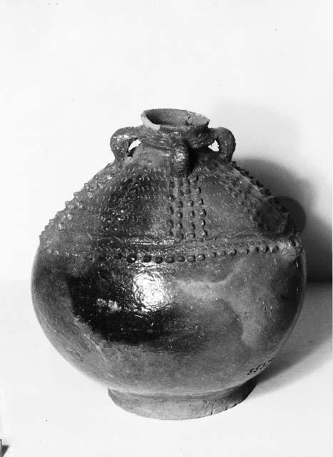 Pottery water drinking vessel