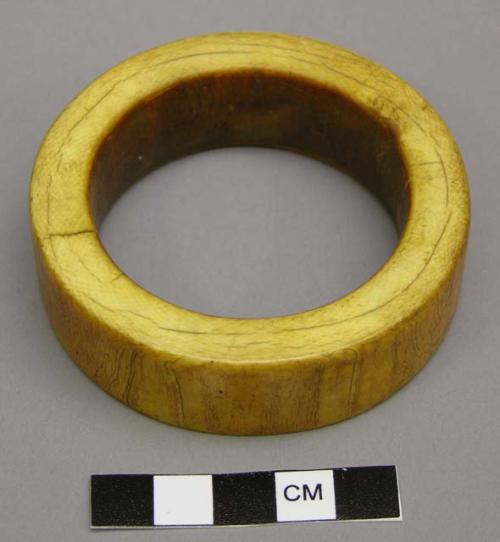 Ivory armlet, circular