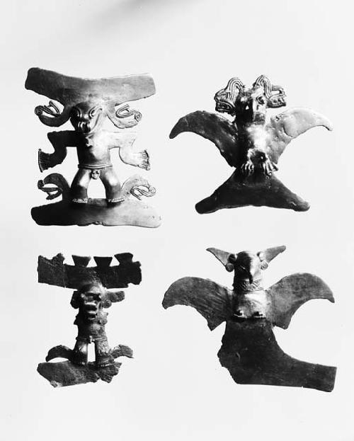 Gold zoomorphic figurines - Dr. Barbour's