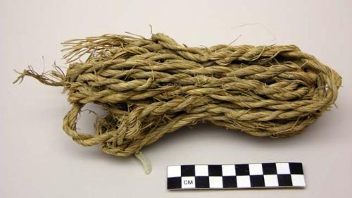 Rope made of grass