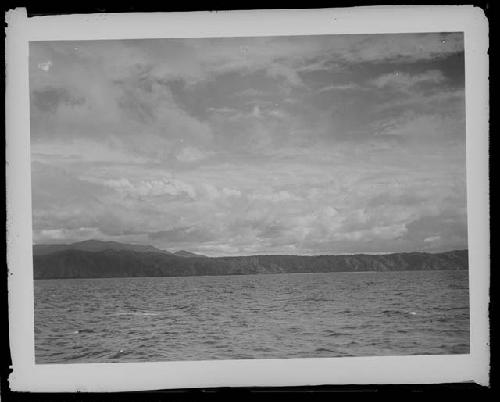 General view of landscape and water