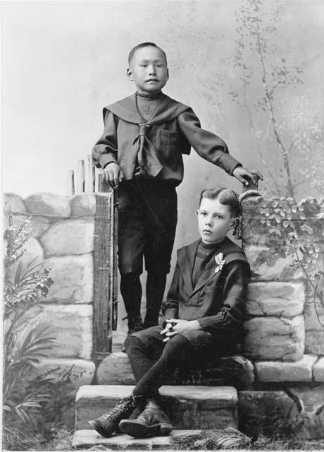 Two boys, 1899.