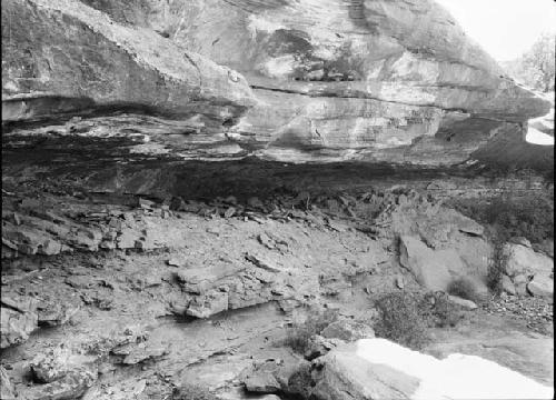 General View of Cave in Cave Creek From East