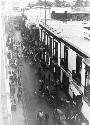 View of procession on Easter from 4th floor Hotel Jacobs