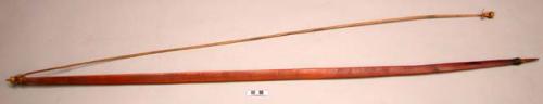Hard wood bow with bamboo bowstring (54")