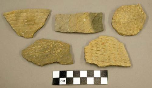 Sherds, grey corrugated ware