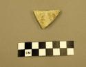 Ceramic body sherd, undecorated white ware