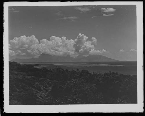 General view of landscape and water