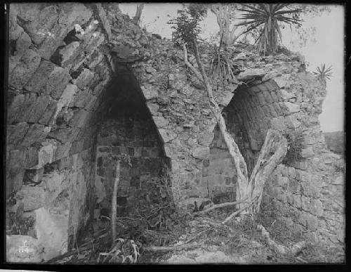 Arches of temple rooms