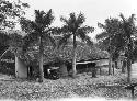 First automobile parked at San Francisco Morazan