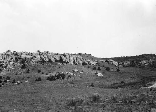 Pueblo ruin, near Boise city