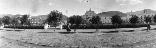 Two street scenes in Antigua