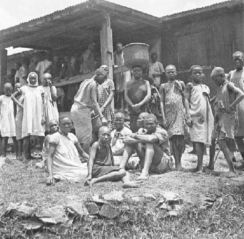 Buying grain from the natives for milling