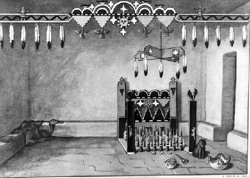 Altar of Newekwe, Galaxy Fraternity. Copy of plate