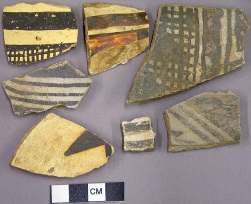 Decorated potsherds