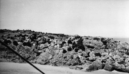 Terrain, excavation of Ashakar cave sites