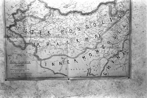 Map of Inner and Outer Mongolia