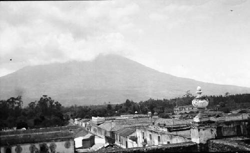 Volcan Agua from cathedral roof