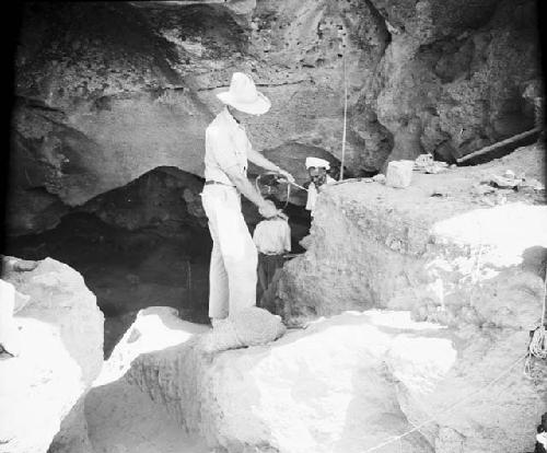 Excavation of Ashakar cave sites, Cave 1, Howe