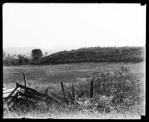 Mound and field