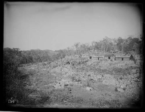 General view of West end of palace