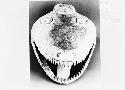 Head of serpent crocodile, bronze