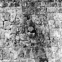 Mask on Temple of Warriors at Chichen Itza