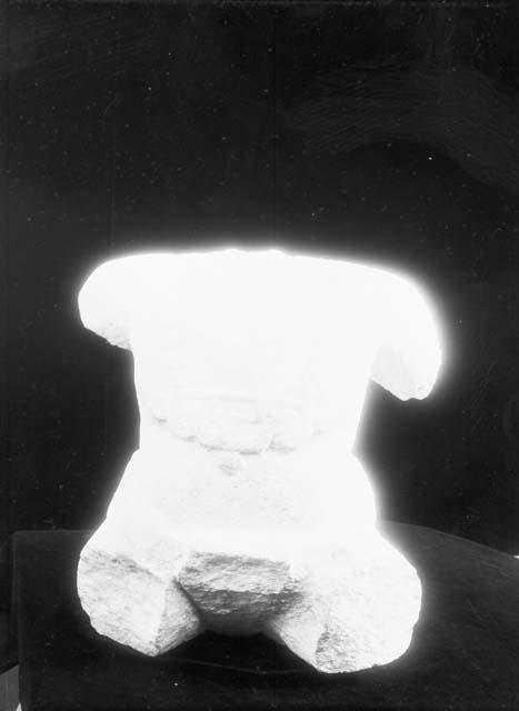 Trunk of seated human figure