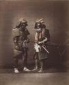 Two men in samurai armor