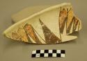 Part of san bernardino polychrome pottery bowl