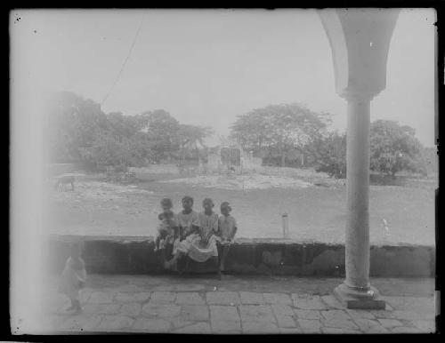 Children on Ledge