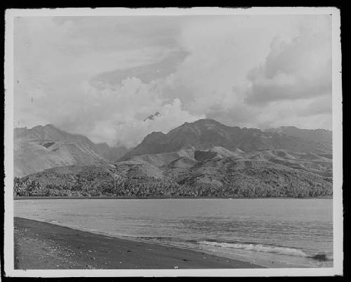 General view of landscape and water