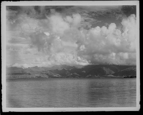 General view of landscape and water