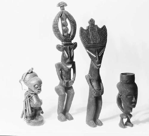 Carved wooden figures