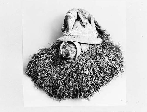 Mask with headdress